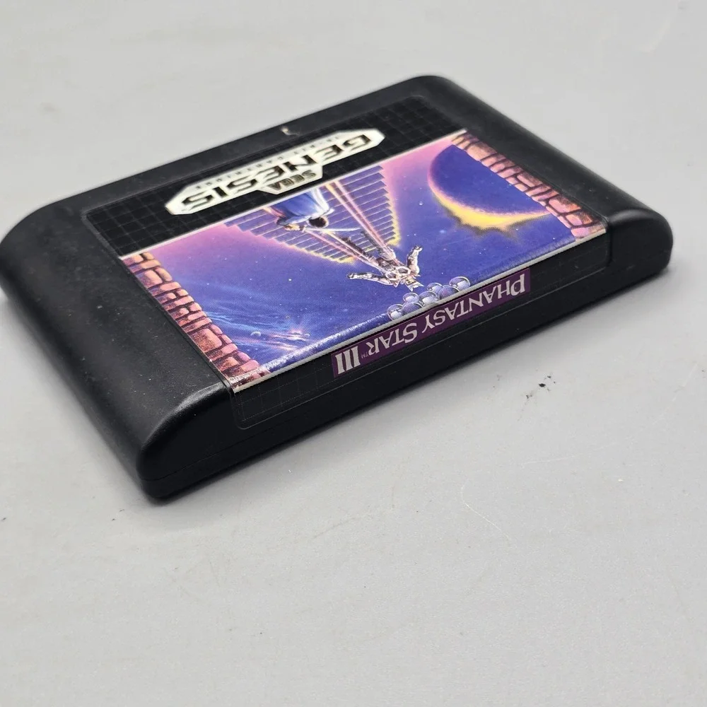 Phantasy Star III Generations of Doom Sega Genesis RPG Game with Case